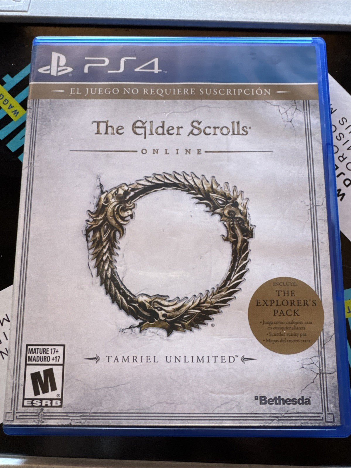 NEW The Elder Scrolls Online Tamriel Unlimited PS4 English & Spanish Sealed