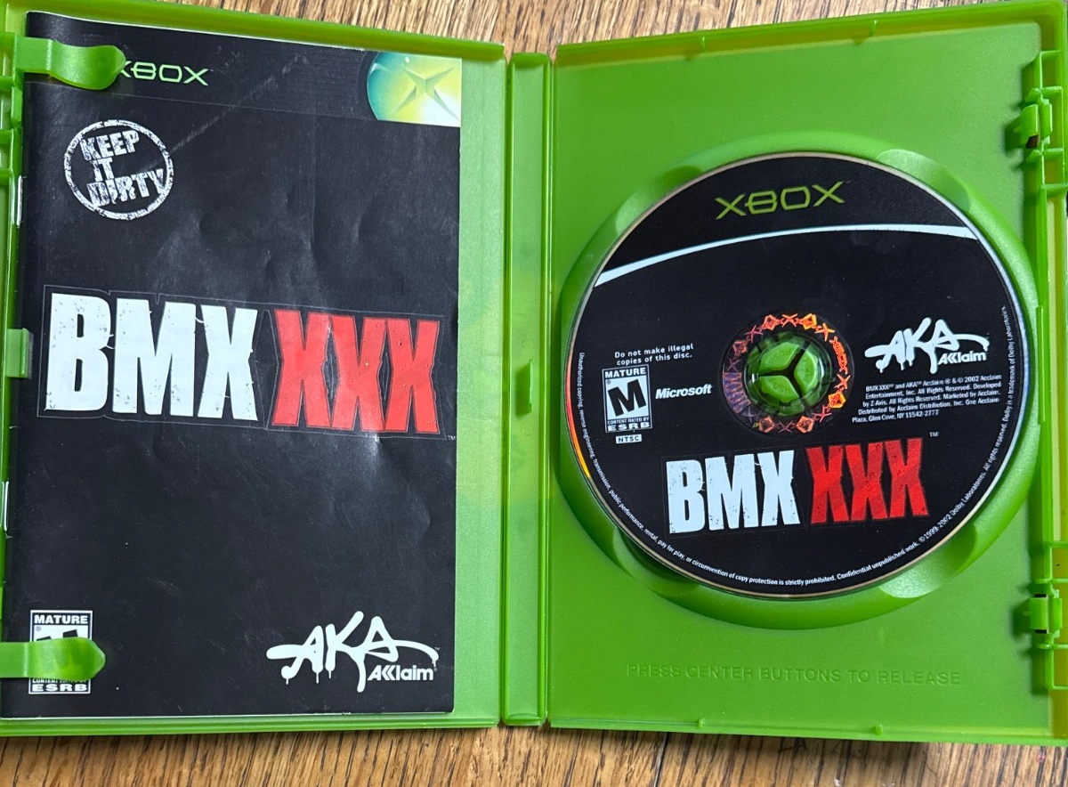 BMX XXX (Microsoft Xbox, 2002) w manual, 1 disk￼