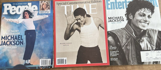Lot Of 3 Micheal Jackson Tribute Magazines