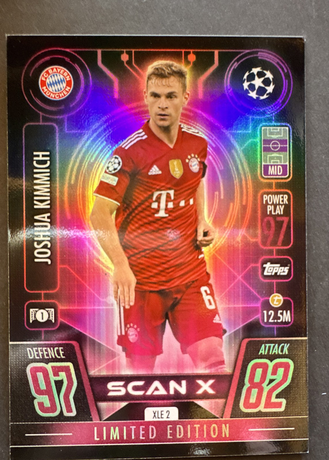 2021-22 Topps Match Attax UCL Extra - Scan X Limited Edition Joshua Kimmich #XLE