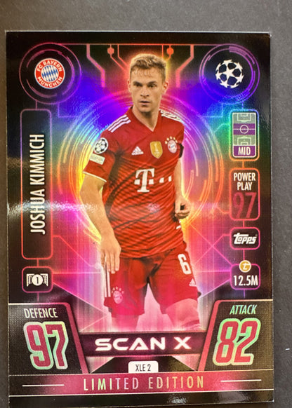 2021-22 Topps Match Attax UCL Extra - Scan X Limited Edition Joshua Kimmich #XLE