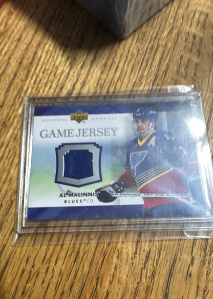 2007-08 Upper Deck - Game Jersey Series 1 Al MacInnis #J-AM (MEM)
