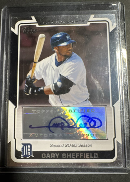 2008 Topps - Highlights Autographs Gary Sheffield #HA-GS (AU)