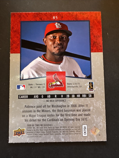 2008 Upper Deck Timeline - Rico Washington #85