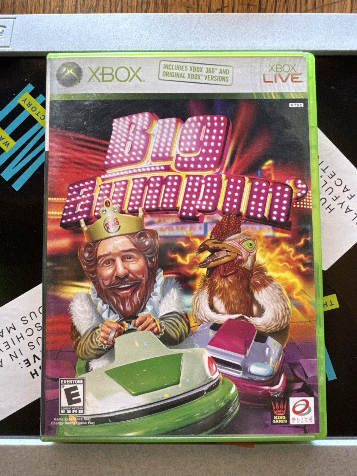 Big Bumpin' Microsoft Xbox and Xbox 360 Burger King Games Blitz Everyone