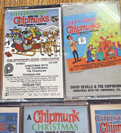 Alvin & The Chipmunks 5 Cassette Lot
