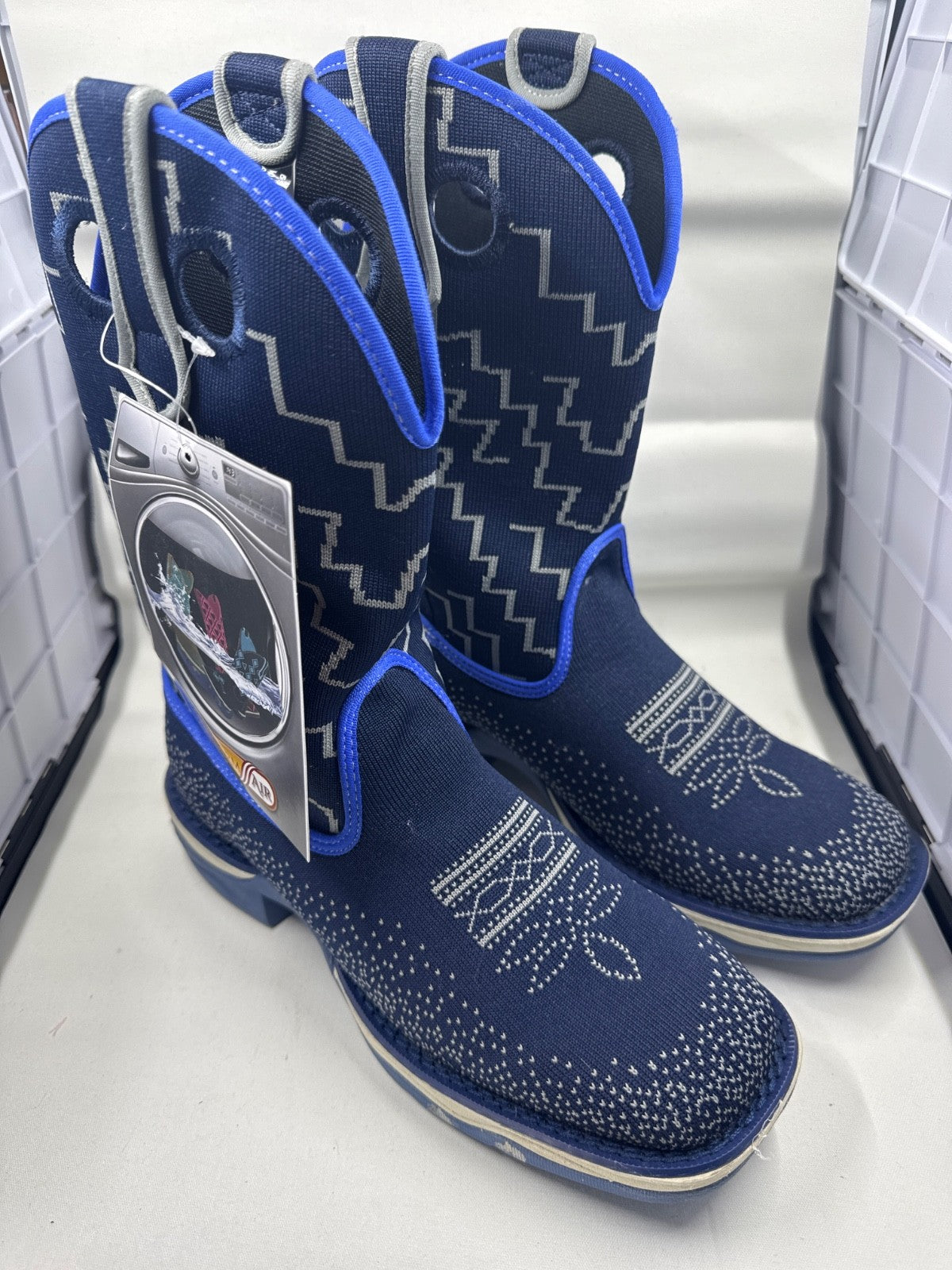 Laredo Women’s PerformAir Western Boots Blue Size 7 NWT