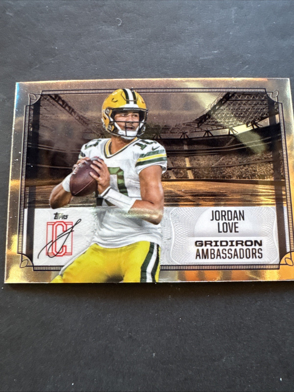 2024 Topps Signature Class - Gridiron Ambassadors Jordan Love #GA-12