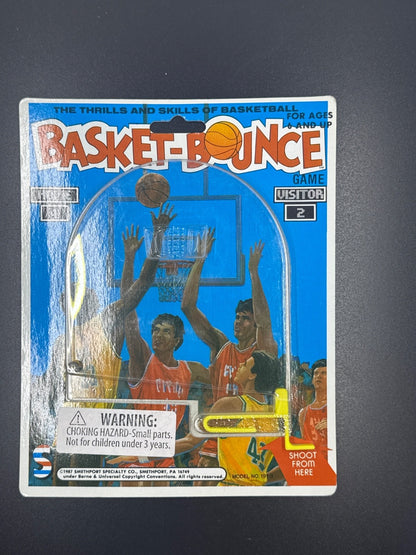 1987 BASKET-BOUNCE Basketball Game Toy by Smethport Specialty Co. Vintage