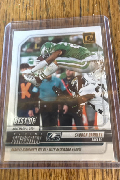 2025 Panini Donruss - Best of Instant Saquon Barkley #INS-SBY