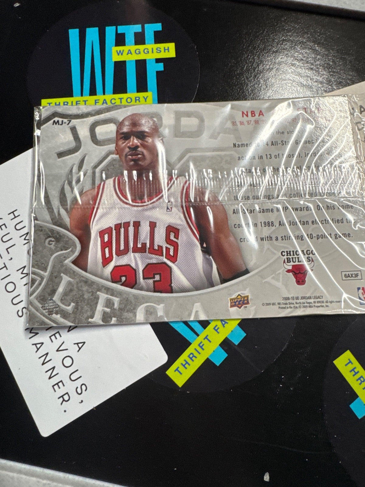 2009 UD JORDAN LEGACY JUMBOS #MJ-7 MICHAEL JORDAN
