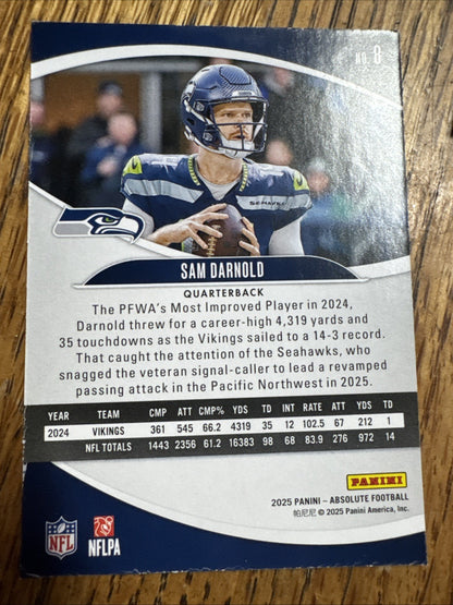 2025 Panini Absolute - Sam Darnold #8