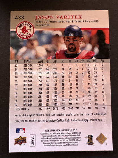 2008 Upper Deck - Jason Varitek #433