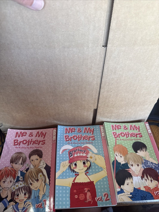 Me And My Brothers Vol 1 ,2,3 ByHari Tokeino Manga English