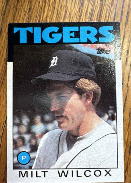 1986 Topps - Milt Wilcox #192