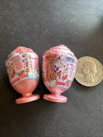 Lot Of 2 Zuru 5 Surprise TOY Mini Brands" ROSE GOLD Zuru RainBoCorns SweetShake