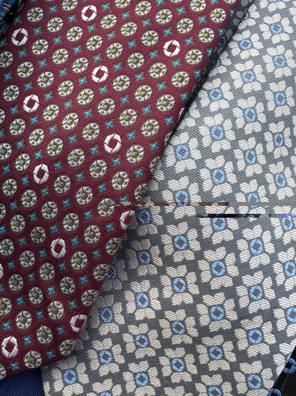 LOT OF 10 VTG Chase Bank Men's 100% Silk Necktie Manhattan New York USA