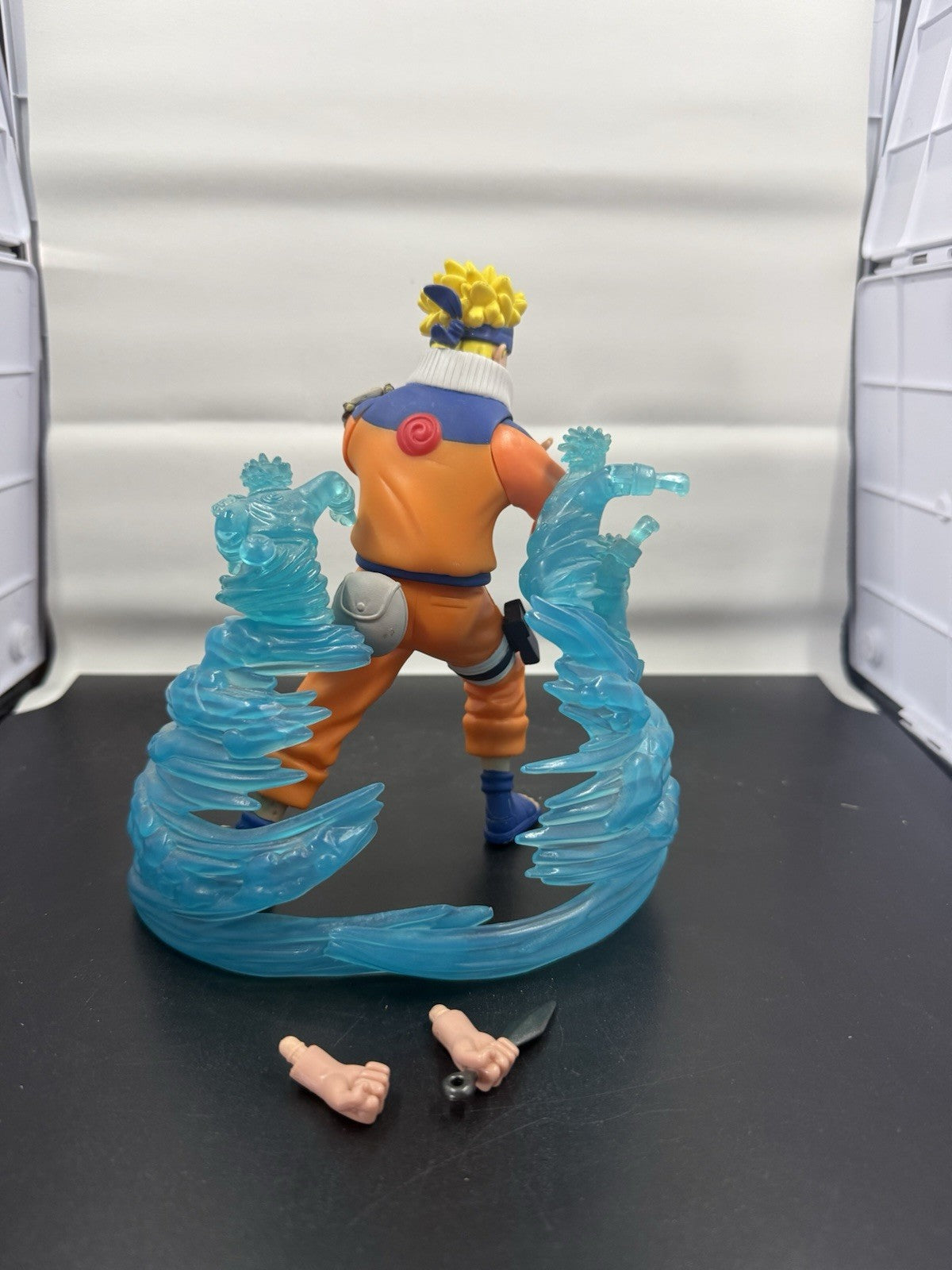Naruto with translucent shadow clones background by Masashi Kishimoto Bandai 7"