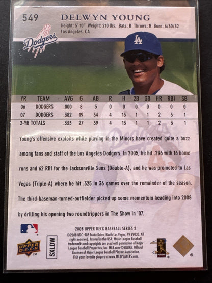 2008 Upper Deck - Delwyn Young #549