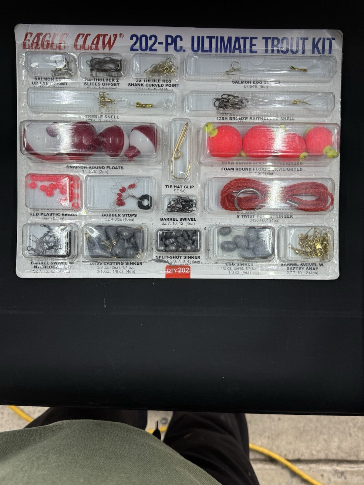 NEW UNOPENED Eagle Claw 202-PC Ultimate Trout Kit