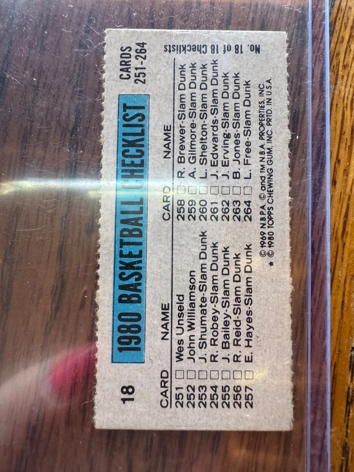 1980-81 Topps Single Panel #18 Magic Johnson ALL STAR