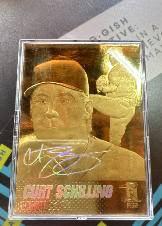 2007 Merrick Mint Sculptured Gold Cards - Curt Schilling