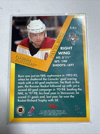 2000-01 Topps Gold Label - Golden Greats Pavel Bure #GG1