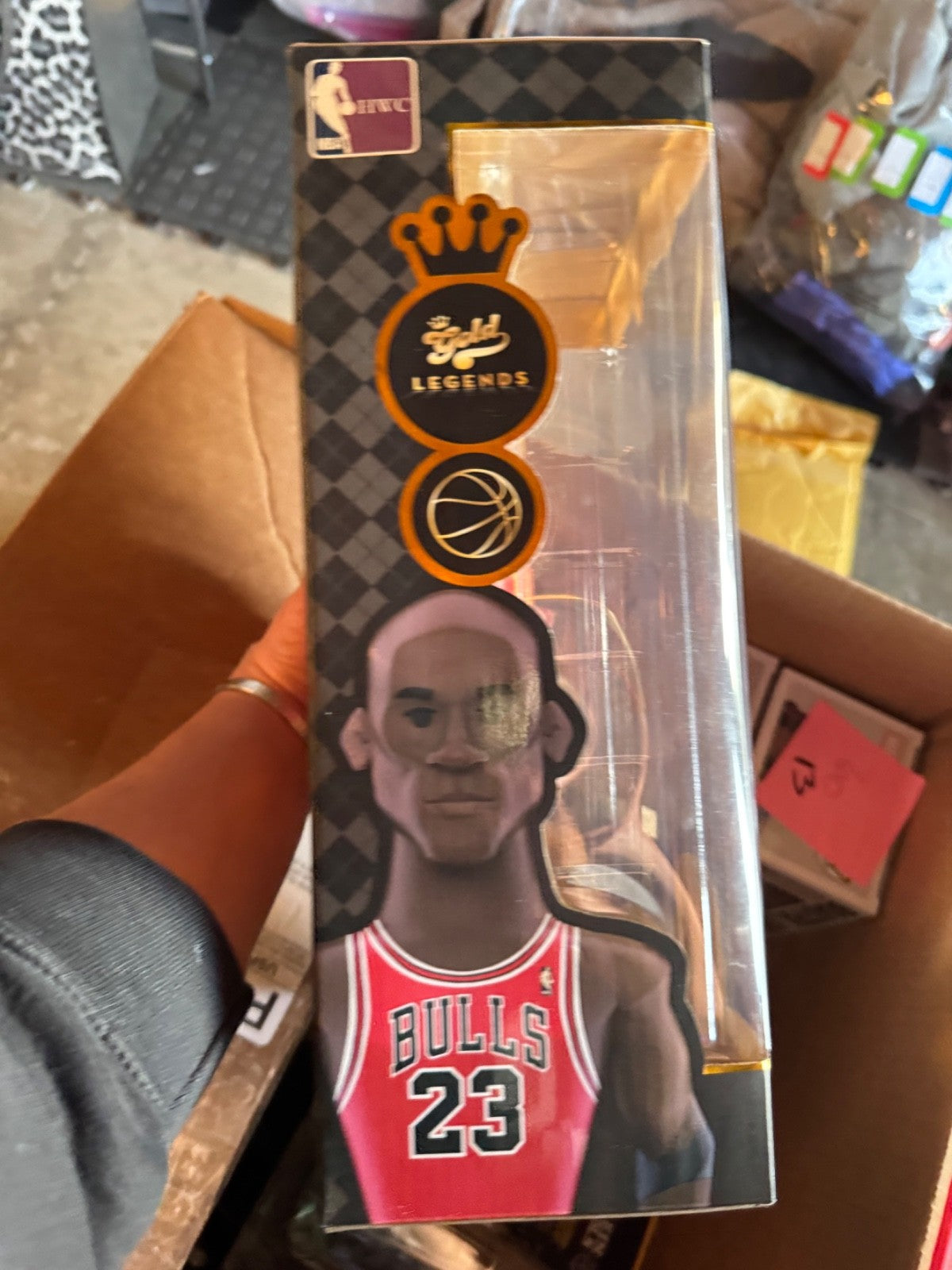 Funko Premium Vinyl Figure Gold Legends NBA Michael Jordan 12" Jumbo Series One!