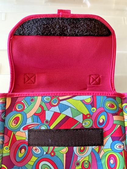 WW Weight Watchers Retro Psychedelic Print Neoprene Insulated Lunch Box Bag