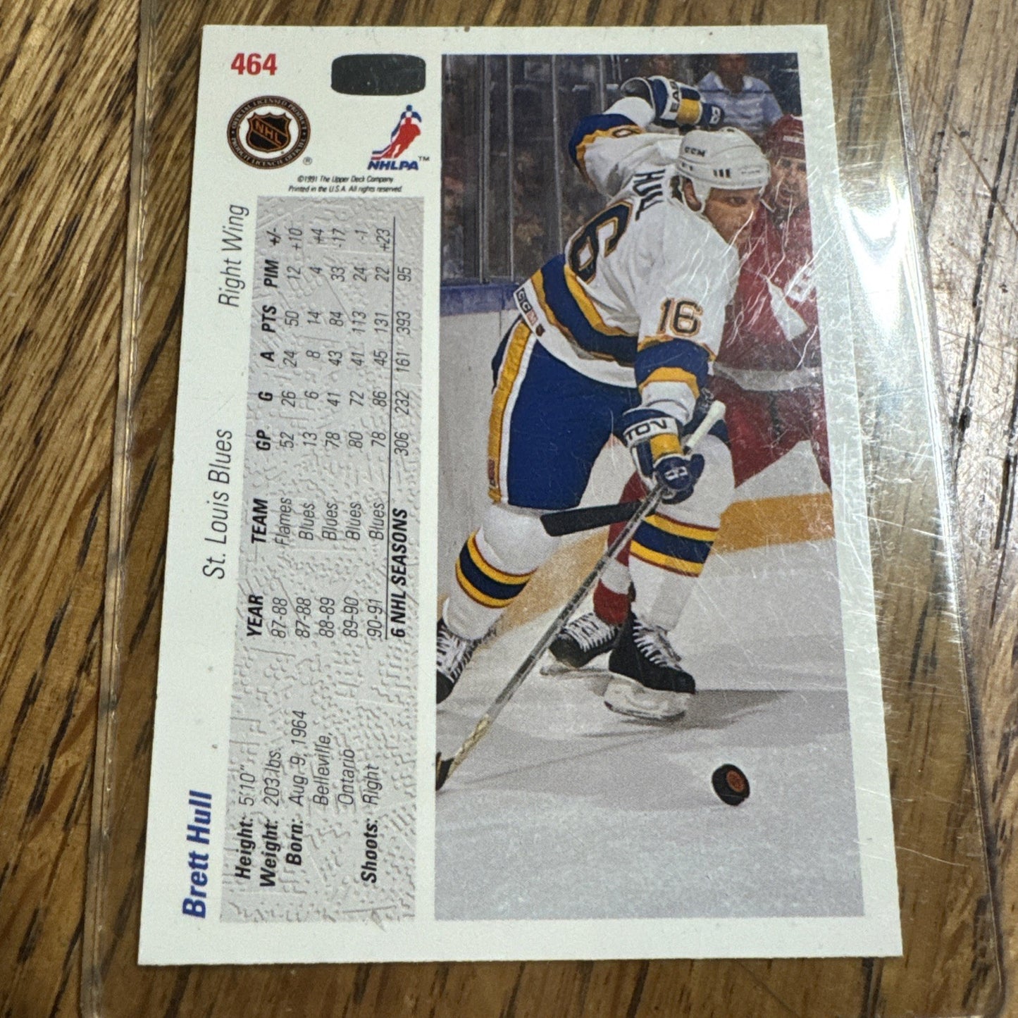 1991-92 Upper Deck - Brett Hull #464