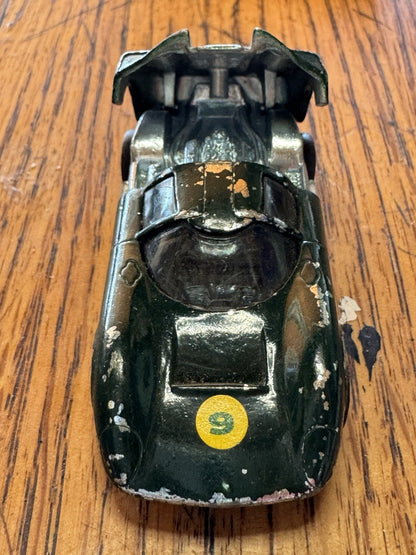 ✅️1968 Hot Wheels Vintage Redline Lola GT70 Dark Green Enamel Racing Mattel USA 