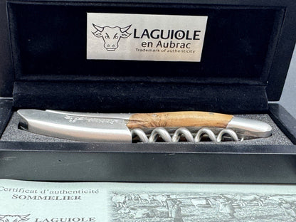 Laguiole en Aubrac Sommelier Corkscrew Handmade France w Box