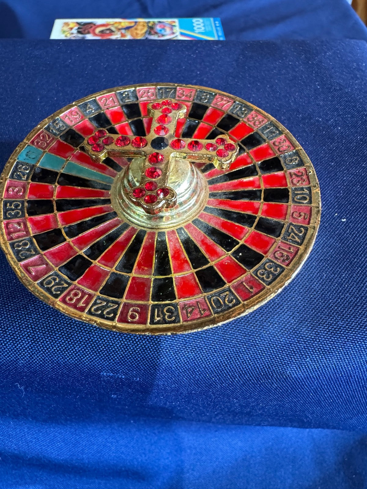 Work of Art Roulette Wheel Trinket Box