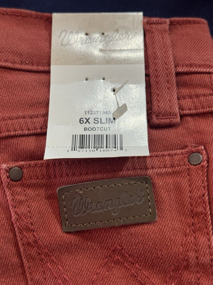 Wrangler Girl's Vibrant Chili Rust Bootcut Jeans 112371945