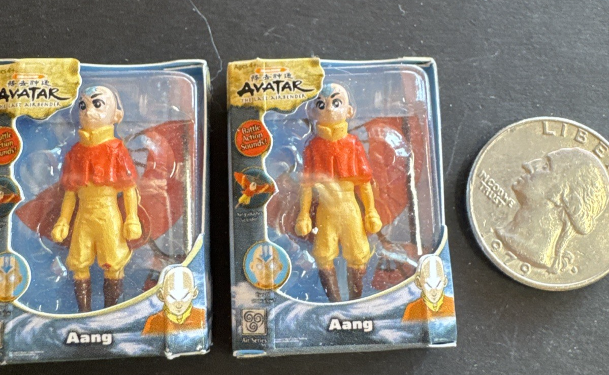 Lot Of 2 Aang Avatal The Last Airbender Nickelodeon Zuru Mini Brands Miniature