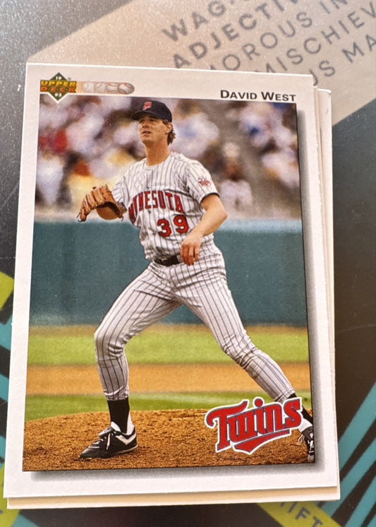 1992 Upper Deck - David West #548