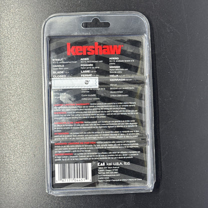 Kershaw Cinder 1025x Folding Knife 1.4" Stainless Blade Black Nylon Handle