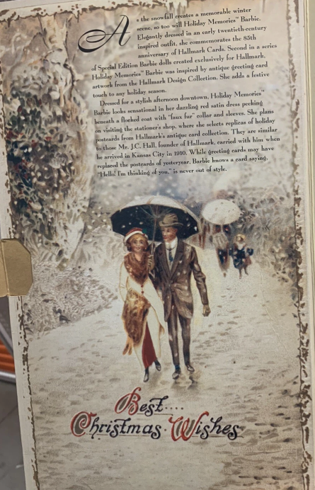 Hallmark Special Edition Holiday Memories Barbie Doll 1995 New 14106 NRFB