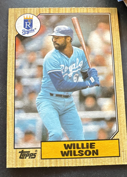 1987 Topps - Willie Wilson #783