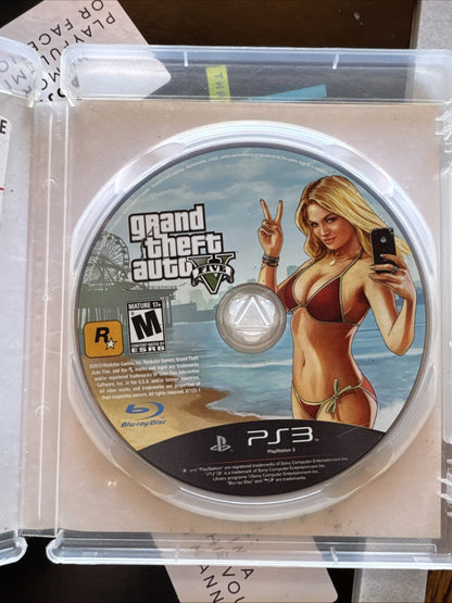 Grand Theft Auto V PS3 GTA 5 (Sony PlayStation 3, 2013)