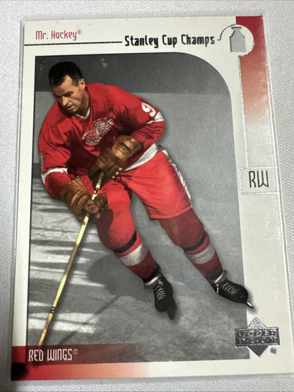 2001-02 Upper Deck Stanley Cup Champs - Gordie Howe #6