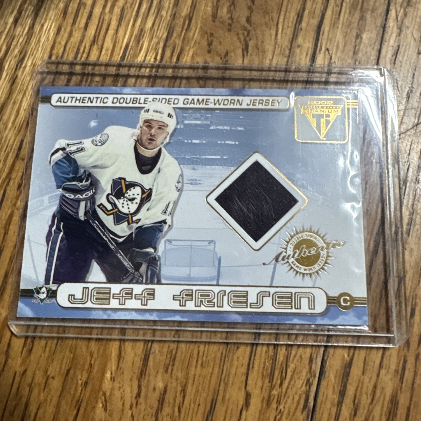 2001-02 Pacific Private Stock Titanium - Authentic Double-Sided Game-Worn Jersey