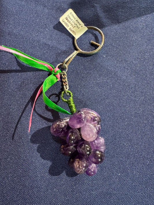 Wine Lovers Keychain Beaded
