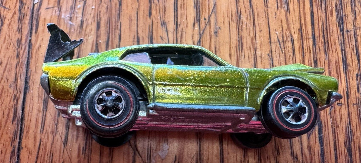 Hot Wheels Redline MIGHTY MAVERICK Lime US Black Interior Nice