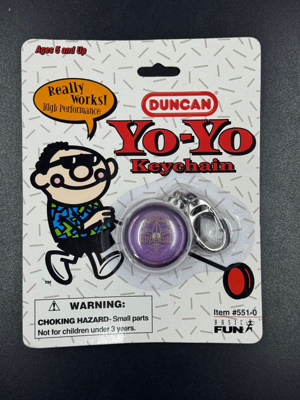 *2* NEW, FACTORY SEALED, 1998 ORANGE DUNCAN KEYCHAIN YO-YO 1999 DUNCAN IMPERIAL