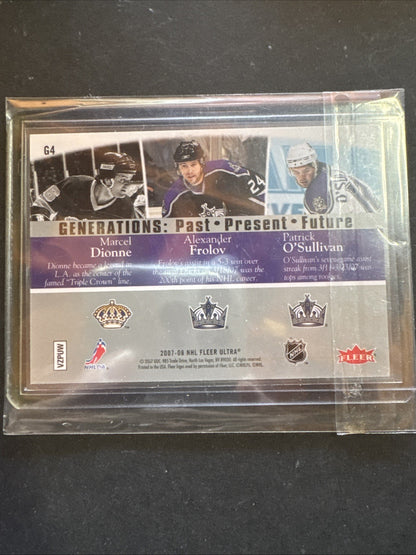 2007-08 Fleer Ultra - Generations: Past Present Future Marcel Dionne, Alex...