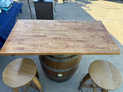 Wine Barrel Bar Set