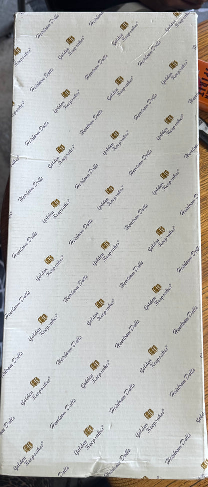 Golden Keepsakes "tanis" Native American style porcelain doll