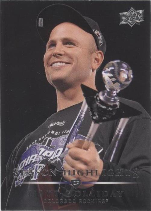 2008 Upper Deck - Season Highlights Matt Holliday #746
