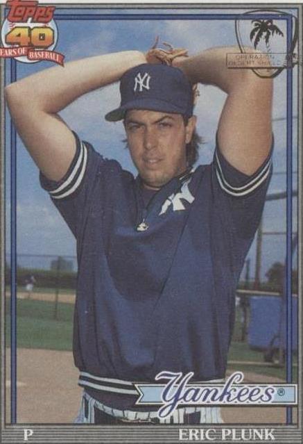 1991 Topps - Eric Plunk #786 Operation Desert Shield